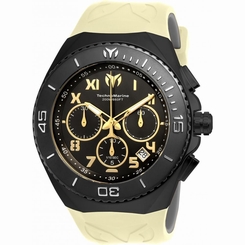 TECHNOMARINE MEN'S MANTA 48MM SILICONE BAND STEEL CASE QUARTZ WATCH TM-215070