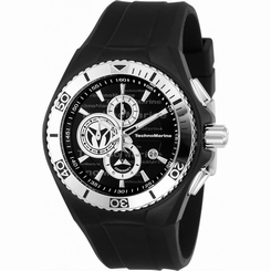 TECHNOMARINE MEN'S CRUISE 46MM SILICONE BAND STEEL CASE QUARTZ WATCH TM-115344