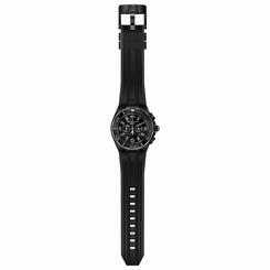 Technomarine TM-115056 Gent's Black Strap Black Dial Dive Watch