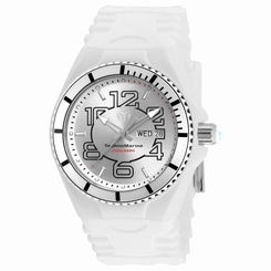 TECHNOMARINE MEN'S TECHNOMARINE WHITE SILICONE BAND SWISS QUARTZ WATCH 115139