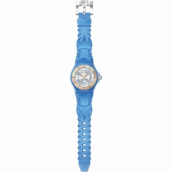 TECHNOMARINE WOMEN'S TECHNOMARINE BLUE SILICONE BAND SWISS QUARTZ WATCH 115135