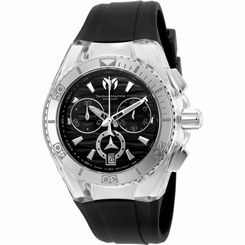 TECHNOMARINE WOMEN'S CRUISE 40MM BLACK SILICONE BAND QUARTZ WATCH TM-115051