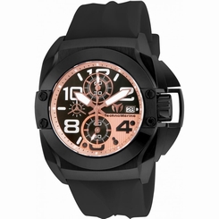 TECHNOMARINE MEN'S REEF 45MM SILICONE BAND STEEL CASE QUARTZ WATCH TM-515014