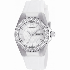 TECHNOMARINE WOMEN'S CRUISE DIAMOND 34MM SILICONE BAND QUARTZ WATCH TM-115235