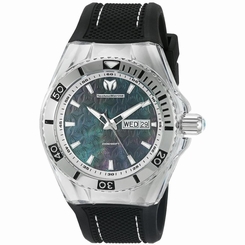 TECHNOMARINE MEN'S CRUISE 44MM SILICONE BAND STEEL CASE QUARTZ WATCH TM-115212