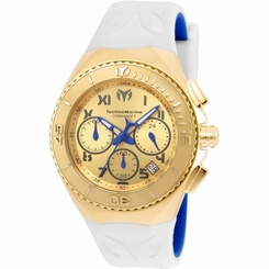 TECHNOMARINE MEN'S MANTA 40MM SILICONE BAND STEEL CASE QUARTZ WATCH TM-215079