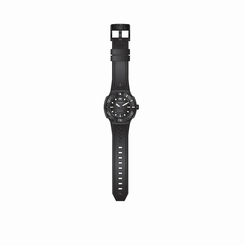 TECHNOMARINE MEN'S 45MM SILICONE BAND STEEL CASE SWISS QUARTZ WATCH 515012