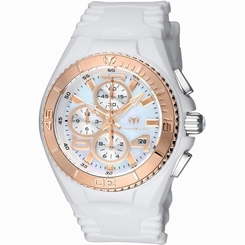 TECHNOMARINE WOMEN'S CRUISE 40MM WHITE SILICONE BAND QUARTZ WATCH TM-115267