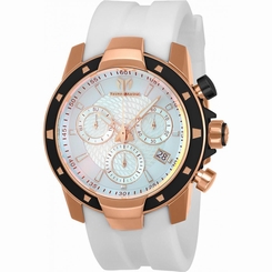 TECHNOMARINE MEN'S UF6 45MM SILICONE BAND PLASTIC CASE QUARTZ WATCH TM-615006