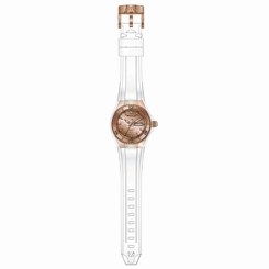 Technomarine TM-115001 Unisex Rose Gold Dial White Band Dive Watch