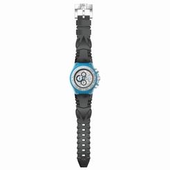 Technomarine TM-115192 Gent's Silver Dial Chrono Black Strap Watch