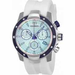  TECHNOMARINE MEN'S UF6 45MM SILICONE BAND PLASTIC CASE QUARTZ WATCH TM-615004