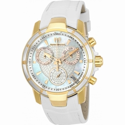 TECHNOMARINE WOMEN'S UF6 38MM LEATHER BAND PLASTIC CASE QUARTZ WATCH TM-615002