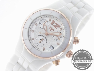 TECHNOMARINE QUARTZ TECHNODIAMOND CHRONO CERAMIQUE LADIES' DIAMOND DIAL 208019