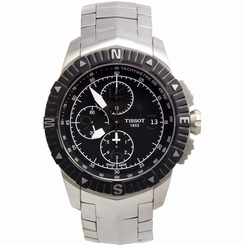 Tissot T0624271105700 Men's Stainless Steel Black Automatic Chronograph Watch