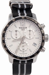 TISSOT QUICKSTER SPURS NBA SPECIAL EDIT. SILVER DIAL MEN'S WATCH T0954171703707