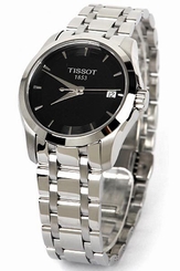 Tissot T0352101105100 T-Trend Couturier Swiss Women's Black Dial Dress Watch New