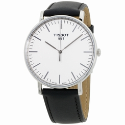 Tissot Silver Dial Leather Strap Men's Watch T1096101603100