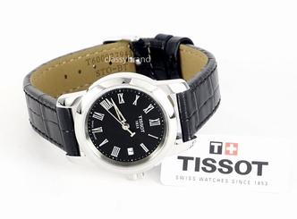 Tissot T0332101605300 Dream Black Dial Black Leather Strap Women's Watch -NEW