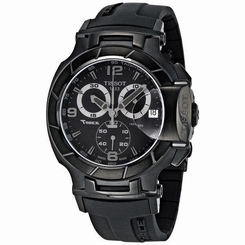 New Tissot T-Race Chronograph Quartz Black PVD Sport Mens Watch T0484173705700 984365892015