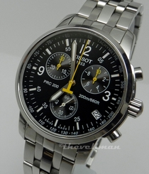 Mens Authentic Swiss Made Tissot PRC200 Chronograph T17.1.586.52 Stainless Watch 758499216517