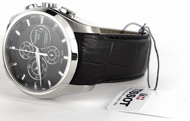  Tissot T0356271605100 Black Dial Couturier Automatic Chronograph Men's Watch 