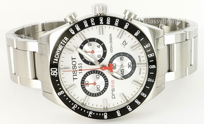  Tissot T0444172103100 PRS 516 Quartz Chronograph, Silver Dial Men's Watch