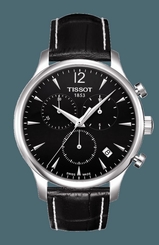 Tissot TISSOT Tradition Chronograph Black Dial Men's Watch T063.617.16.057.00 758499238397