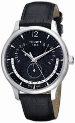 Tissot Tradition Black Dial Stainless Steel Men's Watch T0636371605700
