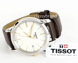 Tissot T0334102601101 Dream Swiss Men's Quartz Watch Gold Tone Markers - NEW