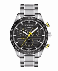 Tissot PRS 516 Quartz Chronograph T100.417.11.051.00 Black/Silver Stainless Ste