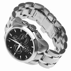 Men's Tissot Courtier Automatic Chronograph Black Dial Watch T035.627.11.051.00