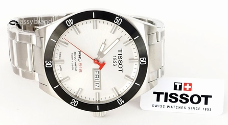 Men's Tissot Automatic T0444302103100 Day Date PRS 516 Silver Dial Men's Watch