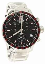 Tissot T0954171105700 Quickster Chronograph Men's Black Dial Watch New in Box 7611608266823