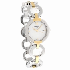 Tissot Pinky Ladies MOP Dial Two Tone Swiss Quartz Watch T084.210.22.117.00