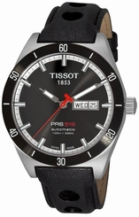 Tissot T0444302605100 T-Sport PRS 516 Automatic Men's Leather Watch- Authentic