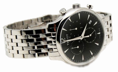 Tissot T0636171106700 T-Classic Tradition Chronograph Men Steel Watch New
