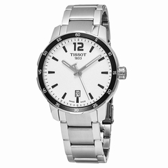 Tissot Men's T095.410.11.037.00 Quickster Silver Dial Swiss Quartz Watch