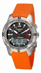 Tissot Men's T0474204720701 T-Touch II Titanium Multi-function Watch $975 7611608245323