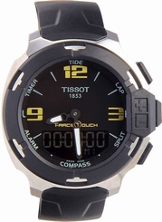 Tissot T Race Digital Dial Black Synthetic Mens Watch T0814201705700