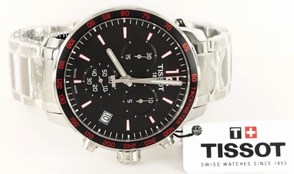 Tissot T095.417.11.057.00 / T0954171105700 Quartz Chronograph Black Mens Watch  7611608266823