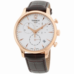 Tissot Tradition Classic Chronograph Rose Gold-Plated Men's Watch T0636173603700