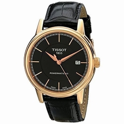 Fake AAA Tissot Men's T0854073606100 Carson Analog Display Swiss Automatic Brown Watch 7611608261200 Watch