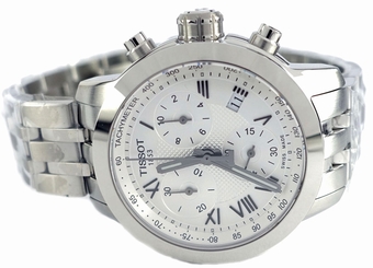 Tissot T0552171103300 - T055.217.11.033.00 PRC Ladies Quartz Chronograph Watch
