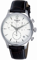 Tissot T Classic Silver Dial Leather Strap Men's Watch T0636171603700