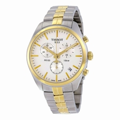 Tissot T1014172203100 Mens White Dial Analog Quartz Watch