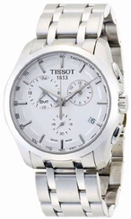 Tissot T0354391103100 Trend Couturier GMT Chronograph Silver Men's Steel Watch 758499236928