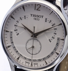 NEW MEN'S TISSOT TRADITION PERPETUAL CALENDAR SAPPHIRE T063.637.16.037.00