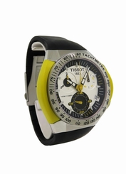 Tissot 1853 T010.417.17.031.03 Mens Round Analog Chronograph Date Silicone Watch