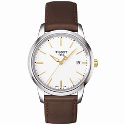 NEW TISSOT 0334102601101 Men's Dream Classic Swiss Quartz Leather Strap Watch